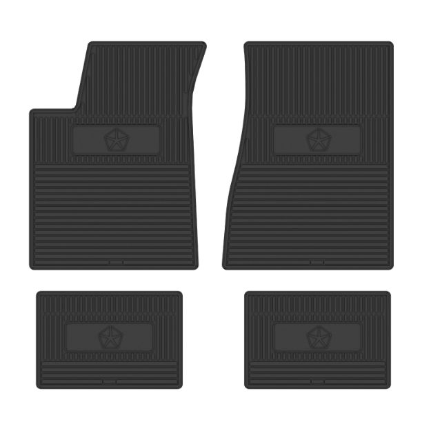 Picture of 1971-1974 Dodge/Plymouth B-Body Next Generation Custom Vintage Rubber Floor Mats Package