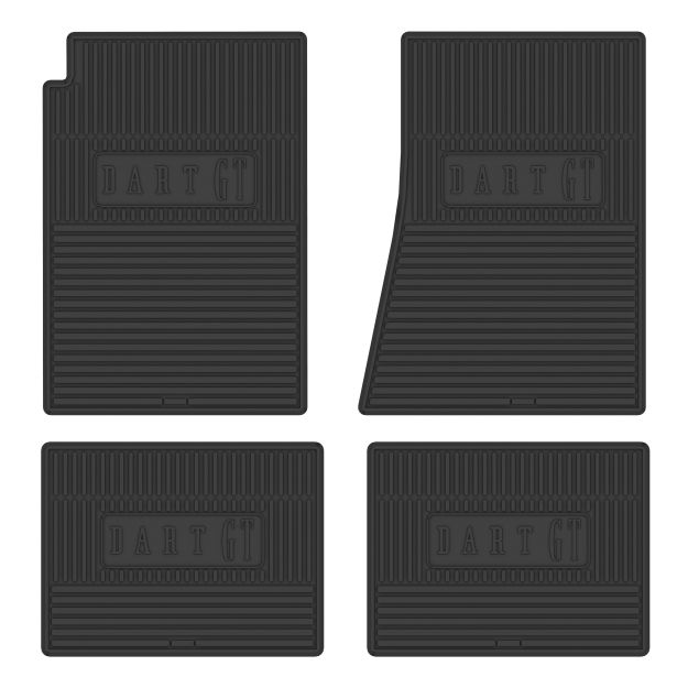 Picture of 1968 Dodge Dart Gt Next Generation Custom Vintage Rubber Floor Mats Package