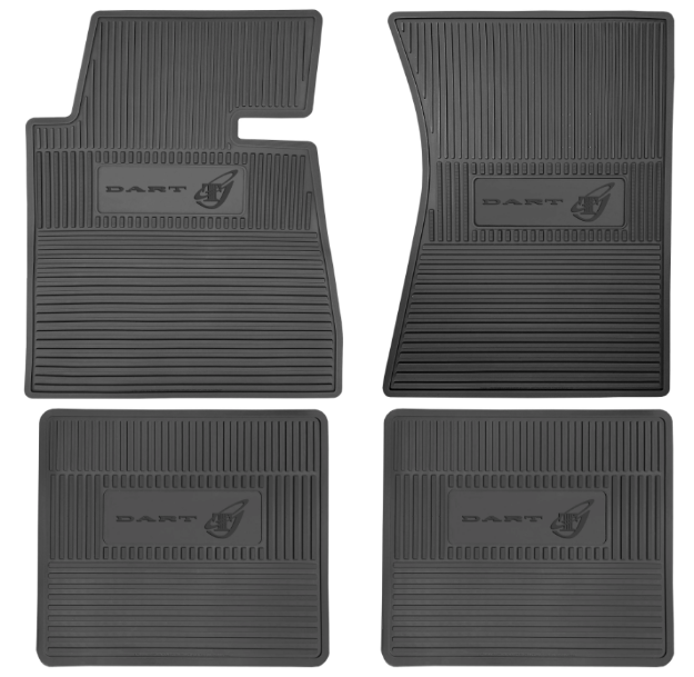 Picture of 1965-1966 Dodge Dart Gt A-Body Next Generation Custom Vintage Rubber Floor Mats Package