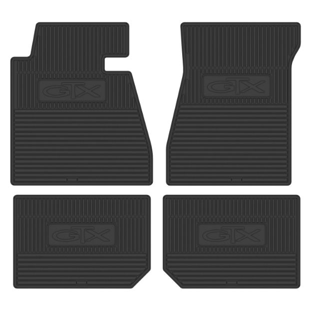 Picture of 1967-1970 Plymouth GTX Next Generation Custom Vintage Rubber Floor Mats Package