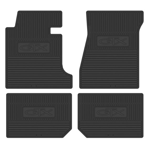 Picture of 1967-1970 Plymouth GTX Next Generation Custom Vintage Rubber Floor Mats Package