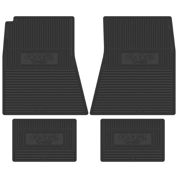 Picture of 1968 Olds Cutlass 442 W-30 Next Generation Custom Vintage Rubber Floor Mats Package