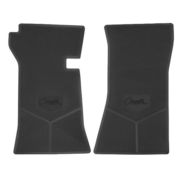 Picture of 1963-1967 Corvette C2 Next Generation Custom Vintage Rubber Floor Mats Package