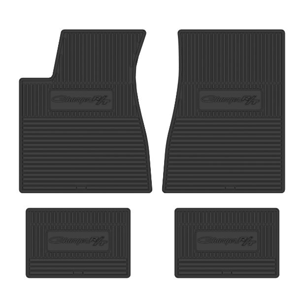 Picture of 1971 Dodge Charger R/T Next Generation Custom Vintage Rubber Floor Mats Package