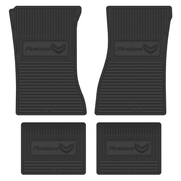 Picture of 1970-1974 Pontiac Firebird Next Generation Custom Vintage Rubber Floor Mats Package