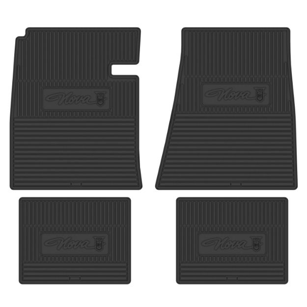Picture of 1965 Chevrolet Nova Next Generation Custom Vintage Rubber Floor Mats Package