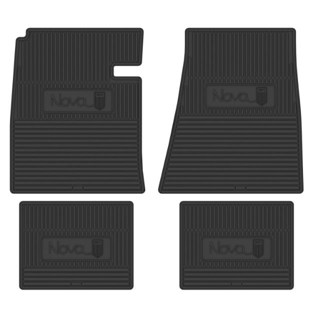 Picture of 1966-1967 Chevrolet Nova Next Generation Custom Vintage Rubber Floor Mats Package