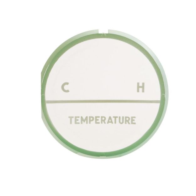 Picture of 1957 Full-Size Chevrolet Temperature Gauge Face, Sold as Each