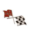 Picture of 1957 Full-Size Chevrolet Fuel Injection Front Fender X-Flags, Sold as a Pair