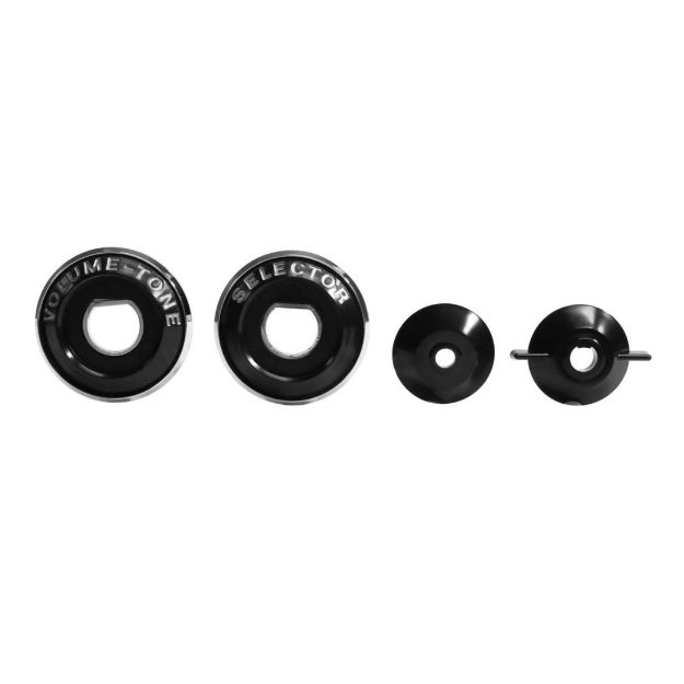 Picture of 1958 Full-Size Chevrolet Radio Bezel Set, with Spacers, 4 pieces included