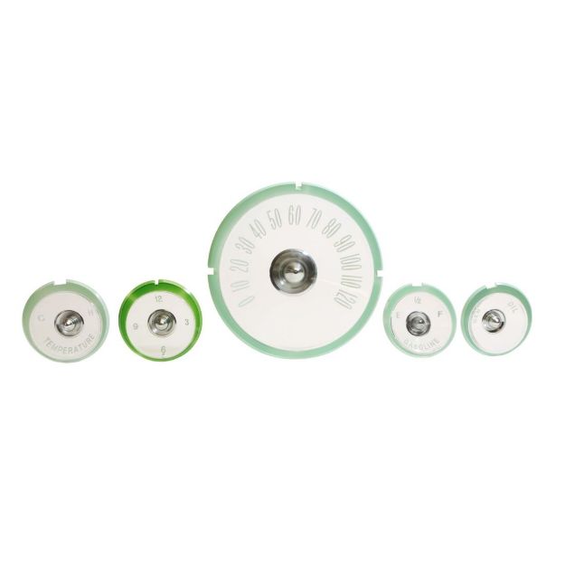 Picture of 1959-1960 Full-Size Chevrolet and El Camino Instrument Lens Set, Westclox