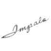 Picture of 1961 Impala Rear Quarter Script, “Impala”, Sold as a Pair