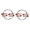 Picture of 1964 Full-Size Chevrolet Rear Quarter Panel "SS" Emblem, Sold as a Pair
