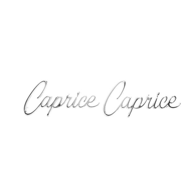 Picture of 1965-1967 Full-Size Chevrolet Front Fender Emblem, “Caprice”, Sold as a Pair