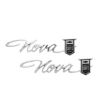 Picture of 1965 Chevy II and Nova Rear Quarter Emblem, “Nova Chevy II”, Sold as a Pair