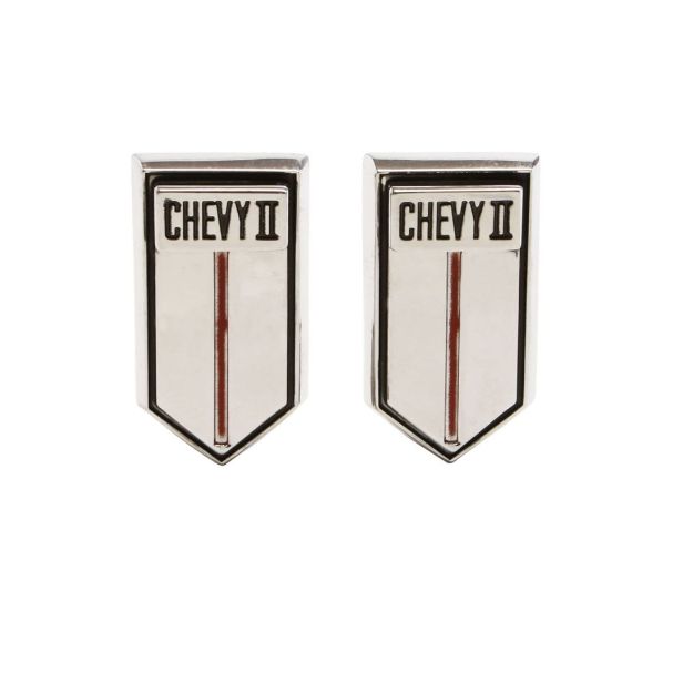 Picture of 1966-1967 Chevy II and Nova Door Panel Emblem, “Chevy II”, Sold as a Pair