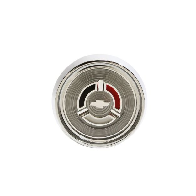 Picture of 1964 Chevelle, Corvair, El Camino, and Full-Size Horn Wood Wheel Button Assembly, Each