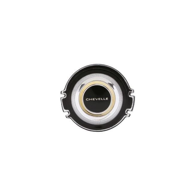 Picture of 1966 Chevelle Standard Wheel Horn Button Emblem, “Chevelle”, Sold as Each