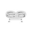 Picture of 1966 Chevelle Grille Emblem, “SS 396”, Sold as Each