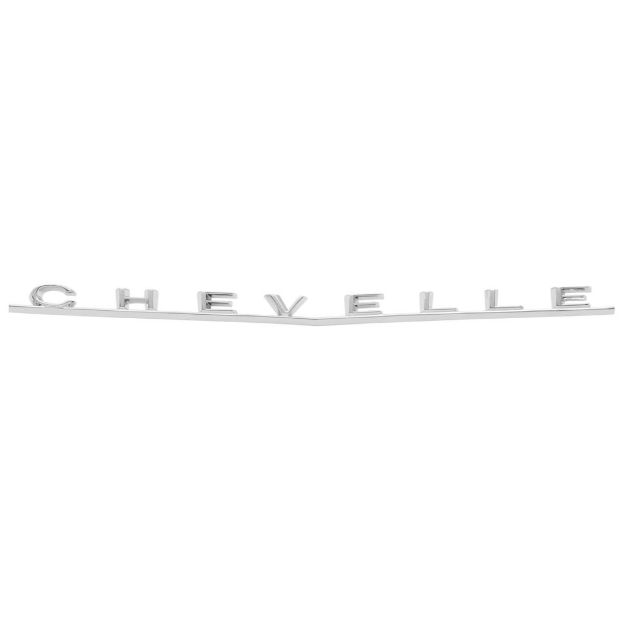 Picture of 1966 Chevelle Trunk Emblem, Malibu, “Chevelle”, Sold as Each