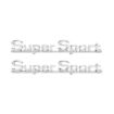 Picture of 1966 Chevelle Rear Quarter Emblem, “Super Sport”, Sold as a Pair