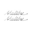 Picture of 1966-1967 Chevelle Rear Quarter Emblem, “Malibu”, Sold as a Pair