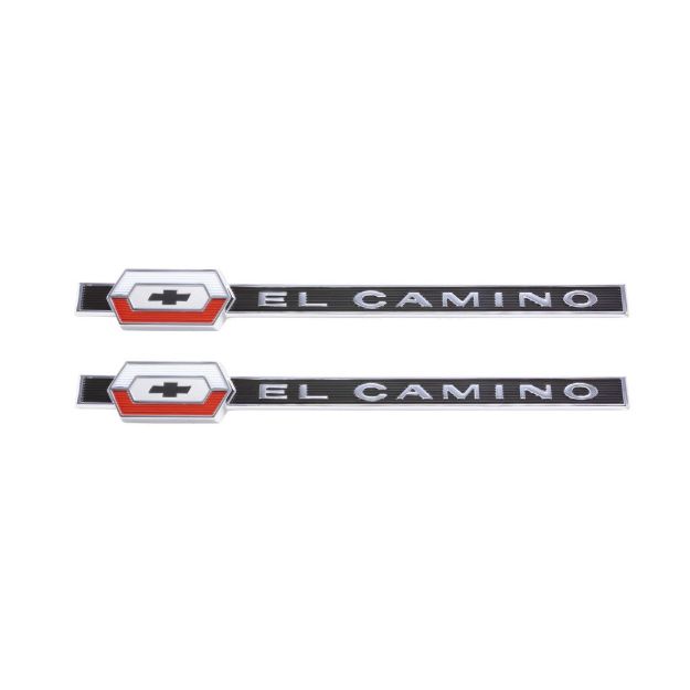Picture of 1964 El Camino Rear Quarter Emblem, “El Camino”, Sold as a Pair