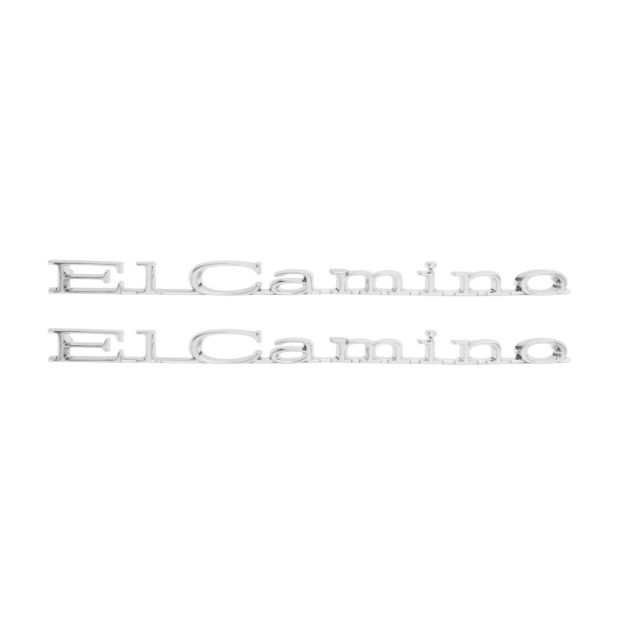 Picture of 1967 El Camino Rear Quarter Emblem, “El Camino”, Sold as a Pair