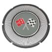 Picture of 1966 Gas Lid Emblem, White Upper Left Corner, Sold as Each