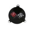 Picture of 1965-1966 Corvette Spinner Emblem, Black Upper Left Hand, Sold as Each