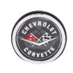 Picture of 1962 Corvette Rear Emblem Assembly, Trimmed in Silver, Sold as Each
