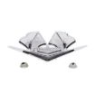 Picture of 1963 Late Corvette 1966 Front Fender X-Flag Emblem, Sold as a Pair