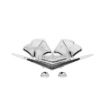 Picture of 1963 Late-1966 Corvette Front Fender X-Flag Emblem, Special, Sold as a Pair