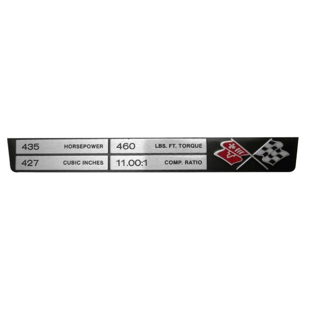 Picture of Corvette Engine Data Plate, 427/435/460/11.00:1, Sold as Each
