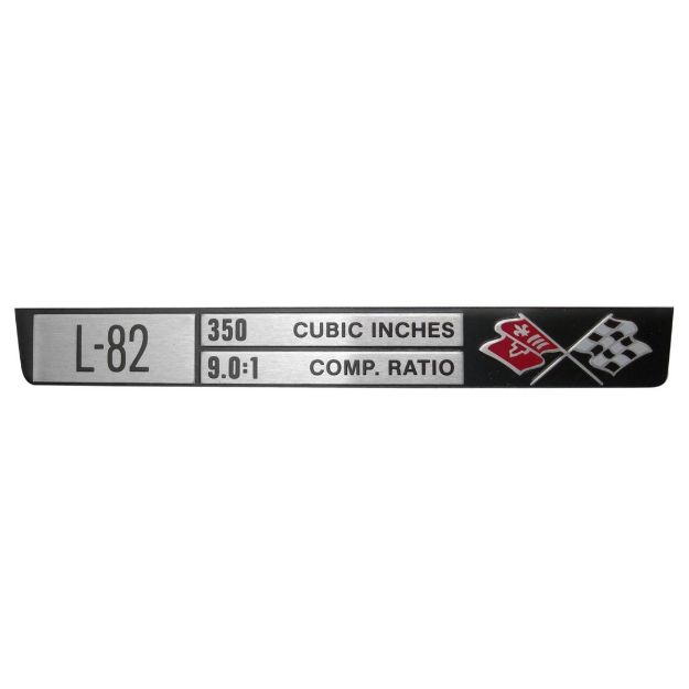 Picture of Corvette Engine Data Plate, L-36/350/9.0:1, Sold as Each