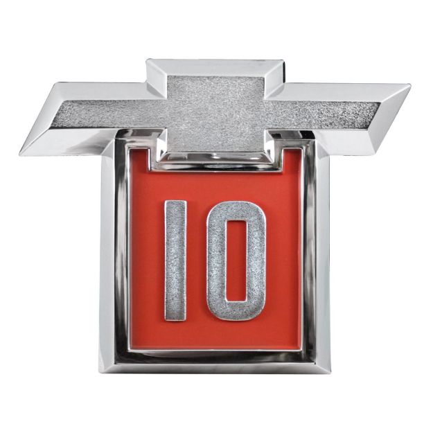 Picture of 1964 Chevrolet and GMC Truck Front Fender Emblem, “10”, Sold as a Pair