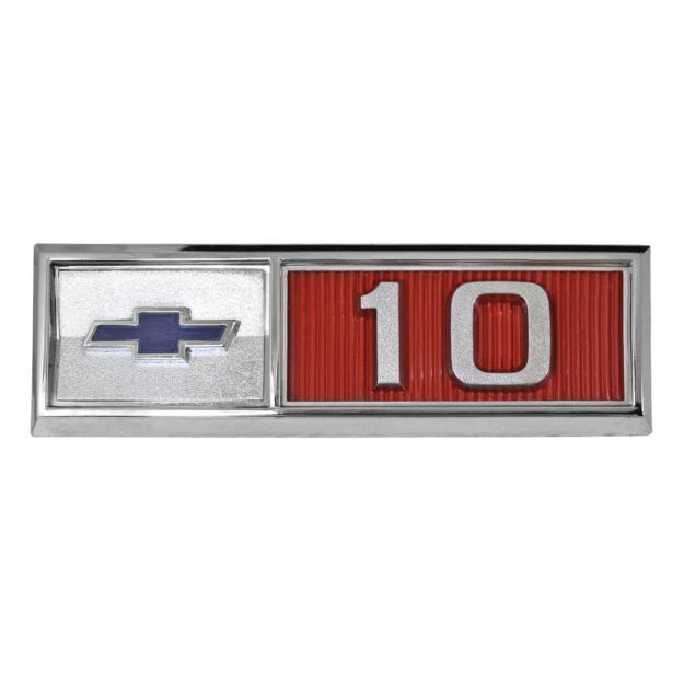 Picture of 1965 Chevrolet and GMC Truck Front Fender Emblem, “10”, Sold as a Pair