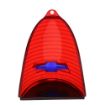 Picture of 1955 Full-Size Chevrolet Red Tail Light Lens with Blue Bowtie Chrome Trim Pair