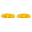 Picture of 1955 Full-Size Chevrolet Amber Parking Light Lens with Bowtie, Sold as a Pair