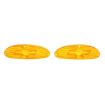 Picture of 1955 Full-Size Chevrolet Amber Parking Light Lens with Bowtie, Sold as a Pair