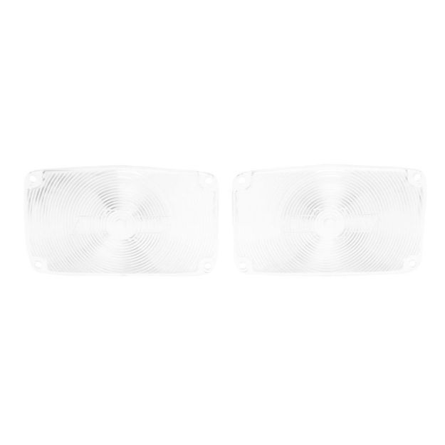 Picture of 1956 Full-Size Chevrolet Clear Parking Light Lens with Bowtie, Sold as a Pair
