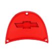 Picture of 1957 Full-Size Chevrolet Red Tail Light Lens with Chrome Bowtie, Sold as a Pair