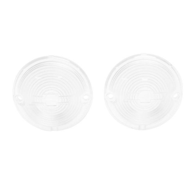 Picture of 1957 Full-Size Chevrolet Clear Parking Light Lens with Bowtie, Sold as a Pair