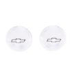 Picture of 1957 Full-Size Chevrolet Clear Parking Light Lens with Chrome Bowtie Pair