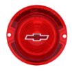 Picture of 1963 Full-Size Chevrolet Red Tail Light Lens with Red Bowtie, Sold as Each