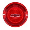 Picture of 1963 Full-Size Chevrolet Red Tail Light Lens with Red Bowtie, Sold as Each