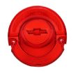 Picture of 1964 Full-Size Chevrolet Red Tail Light Lens with Red Bowtie, without Trim, Each