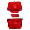 Picture of 1962-1964 Chevy II and Nova All Red Tail Light Lens Set