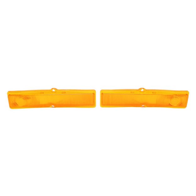 Picture of 1963-1964 Chevy II and Nova Amber Parking Light Lens, Sold as a Pair