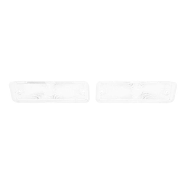 Picture of 1966-1967 Chevy II and Nova Parking Light Lens, Clear, Sold as a Pair